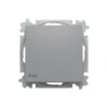 ZONI N101 betét+bill. IP44 szürke