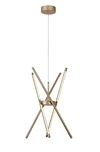 Henli2 függ. LED40W 66x66cm arany