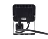 LED fényvető/reflektor mozgásérzékelővel 20W  4000K 1600lm fekete, lapos kivitel
