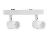 Fali spot kettes fehér 10W 3000/4000/6500K 2x345lm IP20