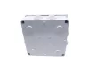 Kötődoboz 150x150x70mm falon kívüli, membrános, IP65, csavaros fedél