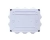 Kötődoboz 200x155x80mm falon kívüli, membrános, IP65, csavaros fedél