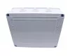 Kötődoboz 300x250x120mm falon kívüli, membrános, IP65, csavaros fedél