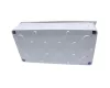 Kötődoboz 200x100x70mm falon kívüli, sima oldalú, IP65, csavaros fedél