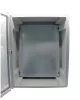 Műanyag szekrény átlátszó ajtós 500x400x240 + szerelőlap IP65
