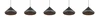 LAGUNA Függ. 5x5W LED500lm2300+3000