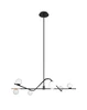 FLAMING Függ. excl.6xG9 |200cm -115