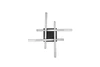 ROUTE mennyezet lp. 4x5W LED600Lm40@