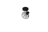 YAKO spotlp. excl.1xE1440W |18,5cm