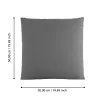 Párna 50x50cm szürke Iles@