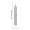 LED gyertya 25cm szürke 2db@ Andrafiabe