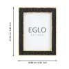 Képkeret 21,5X16,8cm fek/arany@ Esashi