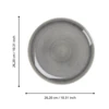 Tányér ?26,2cm szürke Morombe@