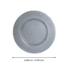Tányér O33cm szürke átlátszó Mayaga@
