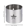 Szalvétagyűrű csillaggal ezüst @
