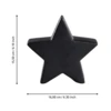 Dekor csillag 16x6x15,5cm fek @