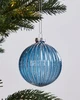 Karácsonyfagömb O8cm kék @