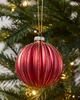 Karácsonyfagömb O8cm piros @