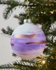 Karácsonyfagömb O8cm lila @