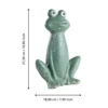 SAIDANE Béka 27,5cm mentazöld/arany@