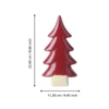 Dekor fenyőfa 22cm piros Catacol@