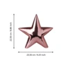 Csillag 23,5x5x22,5cm piros @