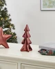 Dekor fa 10,5x10,5x21,5cm piros@