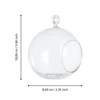 Függő dísz 10cm átlátszó @