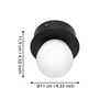 MOSIANO LED fali/menny 3,3W 3000K IP44