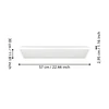 ROVITO LED-CCT menny.570x300 21W @ IP44