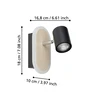 RIMBOCCHI LED fali 1x7W 3000K 850Lm