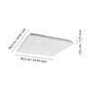 HERRORA-Z LED-ZIG-CCT mennyezeti 59,5X59,5