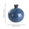 Dekor tárgy 14cm kék gránátalma@ SHIGAY