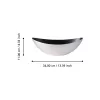 Dekor tál 340X110X110 EZÜST @ TAZEYOL