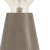 ASBY Asztali E27 40W sötétbarna fa