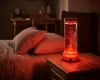VOLCANO LED asztali átlátszó/piros@