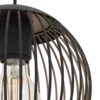ALMANZORA Függ. E27 3x60W fek/réz