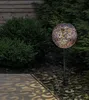 Szolár leszúrható fém gömb IP44 LED*