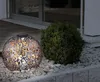 Szolár leszúrható fém gömb IP44 LED*