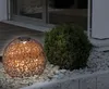 Szolár leszúrható rusztikus gömb IP*