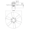 Ugo ventilátor 1xE27 60W króm@
