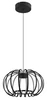 RIBBON függ. fekete LED 2680 lm,