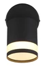 LUCERO fekete matt spot 1xGX53 LED