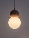 Gellia függ.G9 1x38W,D12cm,rózsa