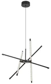 Henli2 függ. LED40W 66x66cmfekete