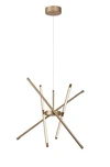 Henli2 függ. LED40W 66x66cm arany