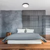 TESIA mennyezeti LED 60W matt fekete D60cm