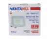 LED fényvető/reflektor 20W 4000K 1600lm fehér, lapos kivitel, előtét nélkül
