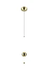 MELITA Függ. 1x5W LED600lm2300+3000