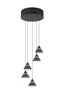 ROMEO Függ. 5x7W LED700lm2300+3000+